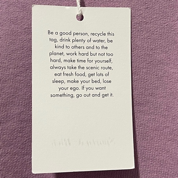 Sporty & Rich x Lily's Sweets "Tasty & Rich" Sweater (Color Lilac) Size Large - Picture 8 of 8